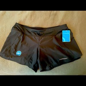 Black XL Brooks Chase 5” Running Shorts